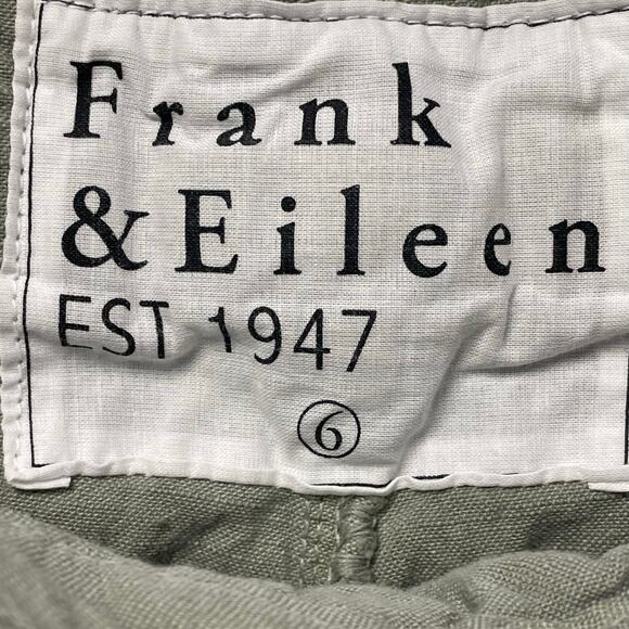 Frank & Eileen Jameson Utility Jogger Pant Light Green Cotton Blend Womens 6 - Picture 8 of 9